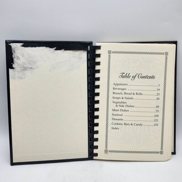 The Village Cookbook Community Recipe Collection Plastic Comb Morris Press - Picture 3 of 7